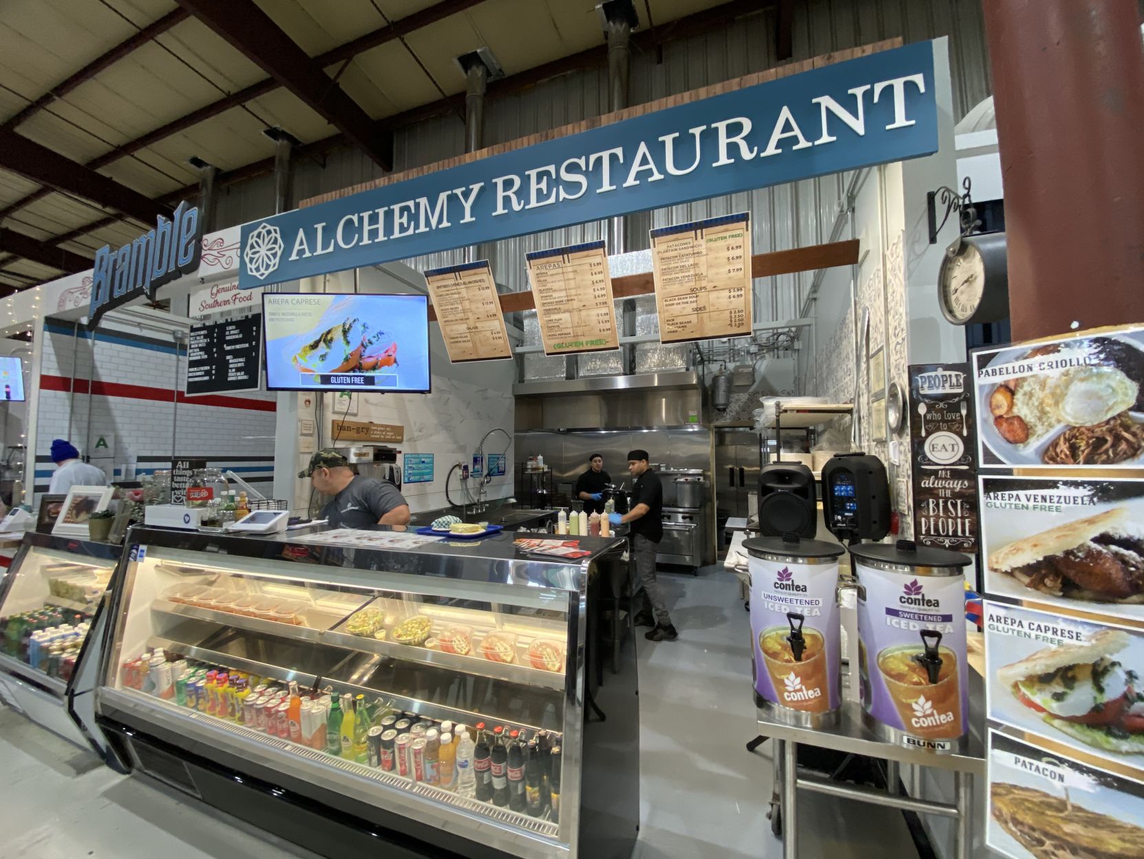 Alchemy Restaurant kitchen